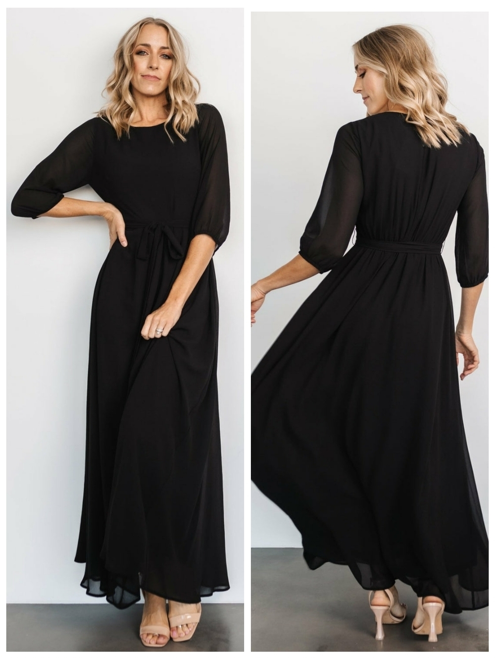 Baltic Born Rebecca Black Maxi Dress
